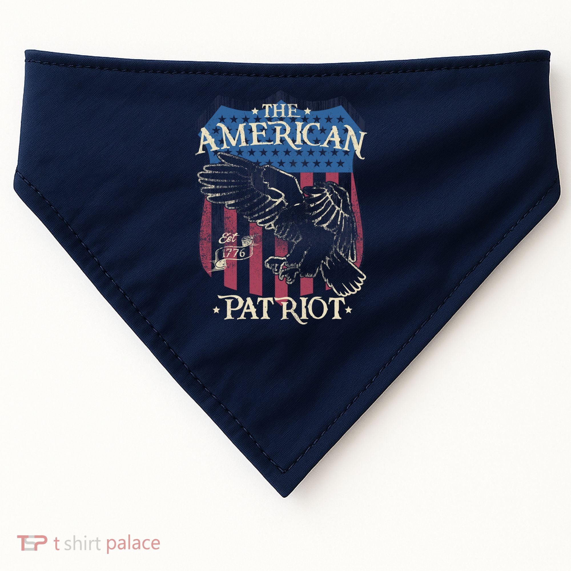 The American Patriot 1776 USA-Made Doggie Bandana
