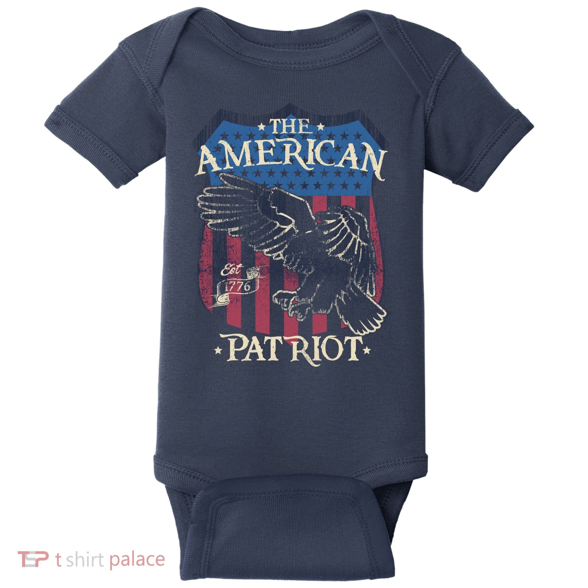 The American Patriot 1776 Baby Bodysuit