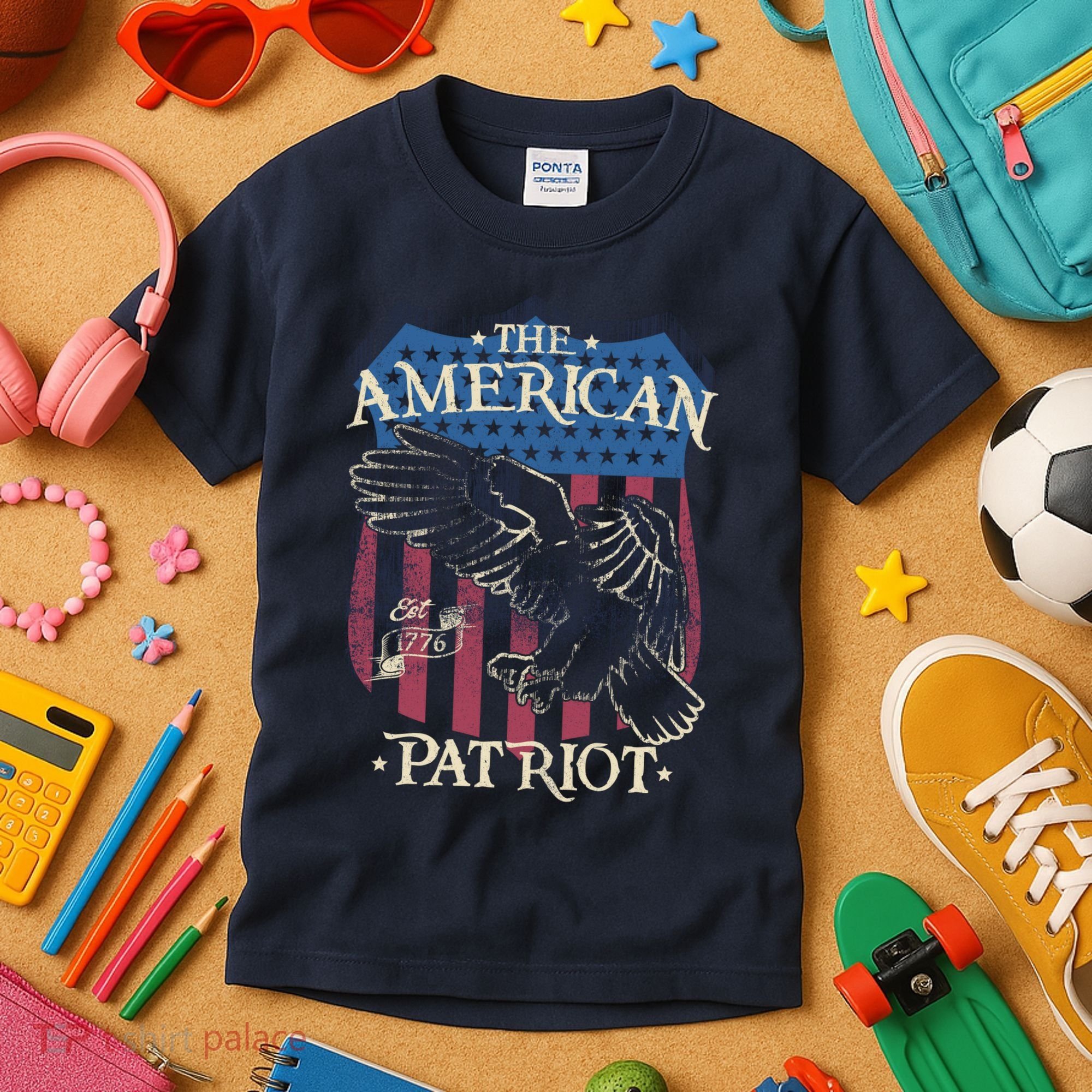 The American Patriot 1776 Kids T-Shirt