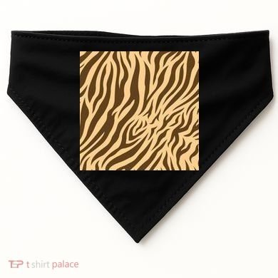 Tiger Animal Print USA-Made Doggie Bandana