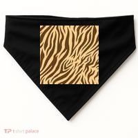 Tiger Animal Print USA-Made Doggie Bandana thumb 0