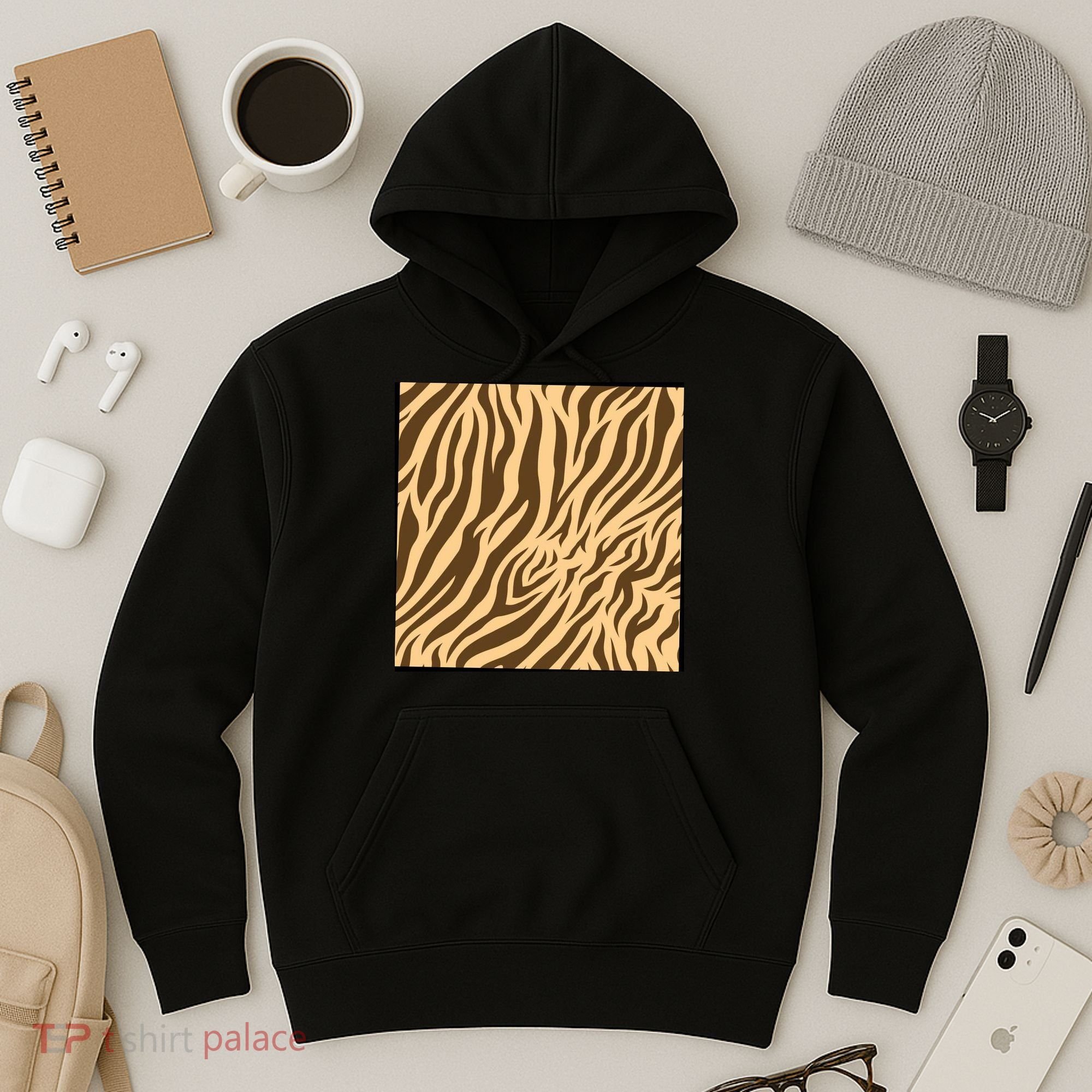 Tiger Animal Print Hoodie