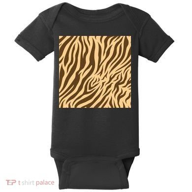 Tiger Animal Print Baby Bodysuit