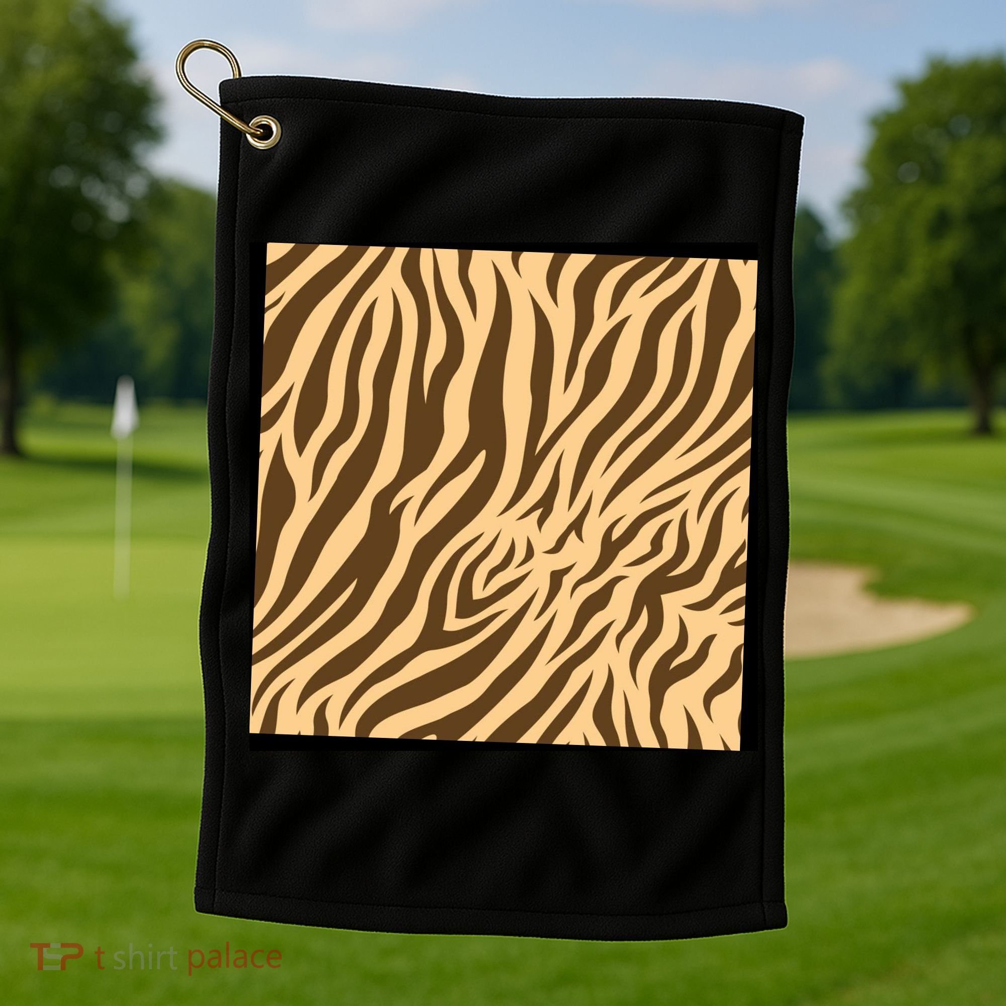 Tiger Animal Print Golf Towel