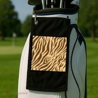 Tiger Animal Print Golf Towel thumb 2