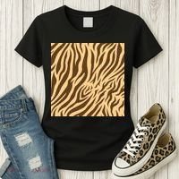 Tiger Animal Print Women's T-Shirt thumb 3