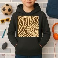 Tiger Animal Print Kids Hoodie thumb 2