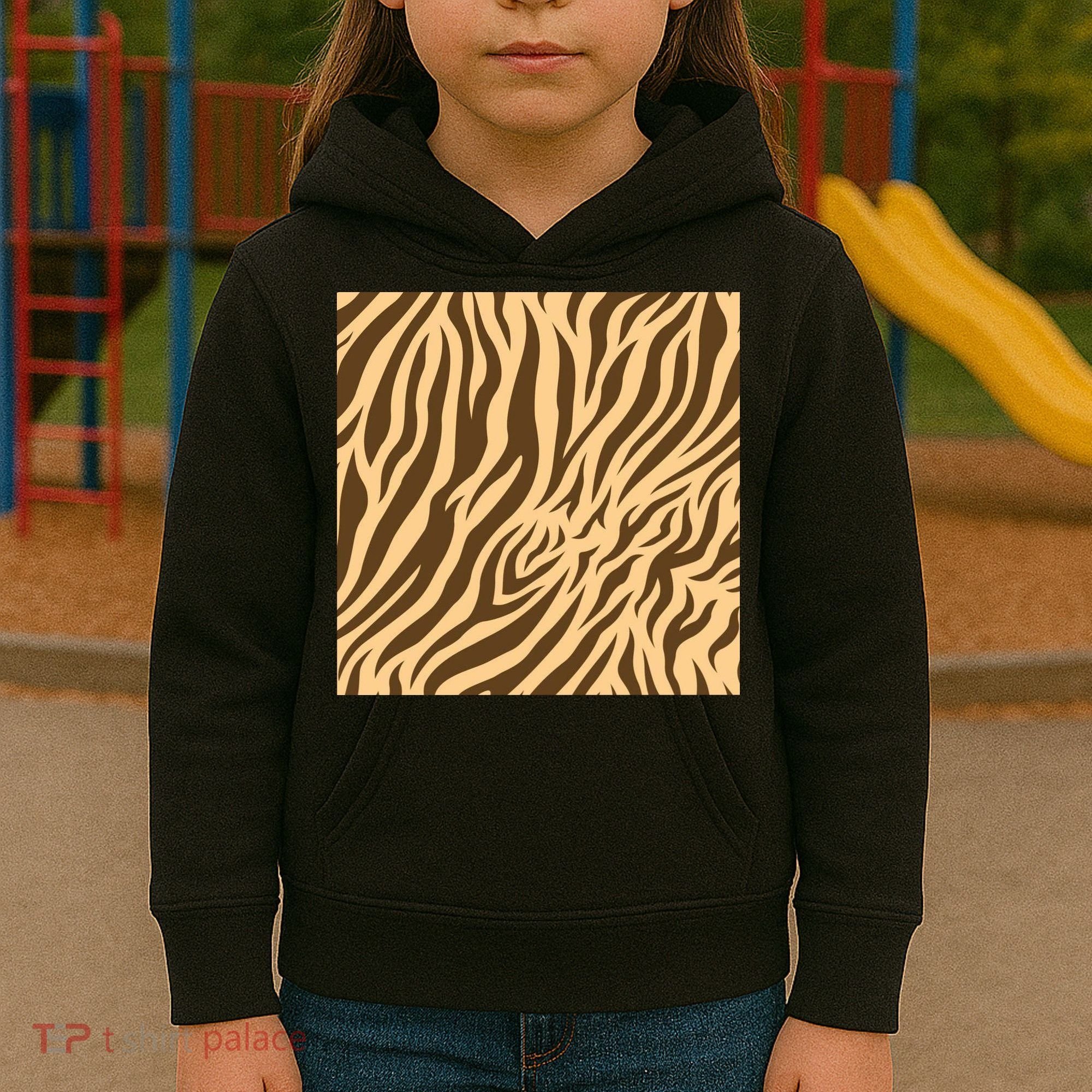 Tiger Animal Print Kids Hoodie