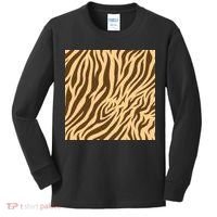 Tiger Animal Print Kids Long Sleeve Shirt thumb 0