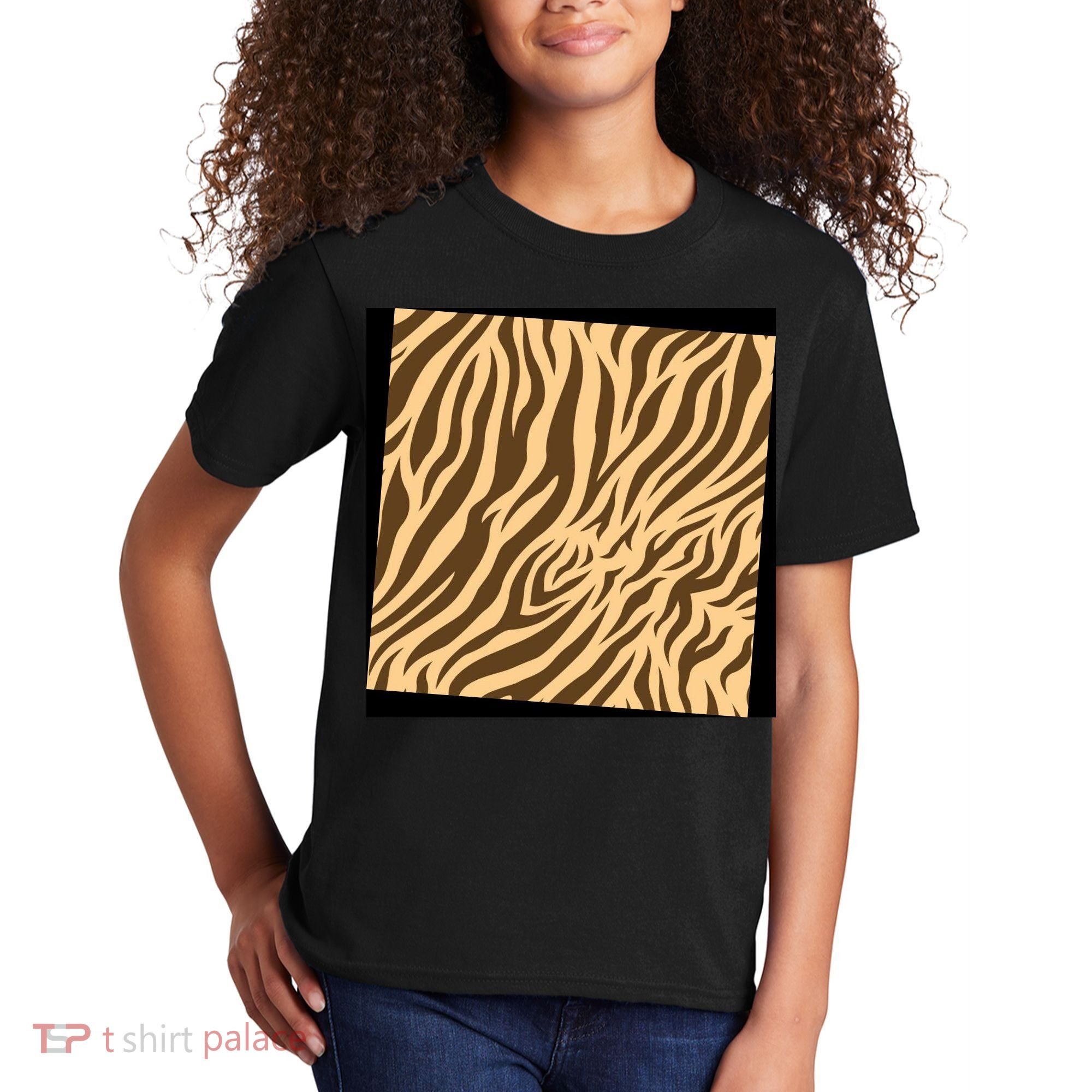 Tiger Animal Print Kids T-Shirt
