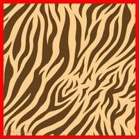Tiger Animal Print Santa Hat thumb 1