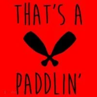 That's A Paddlin Santa Hat thumb 1