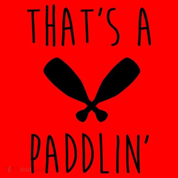 That's A Paddlin Santa Hat