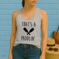 That's A Paddlin Women's Tank Top thumb 2