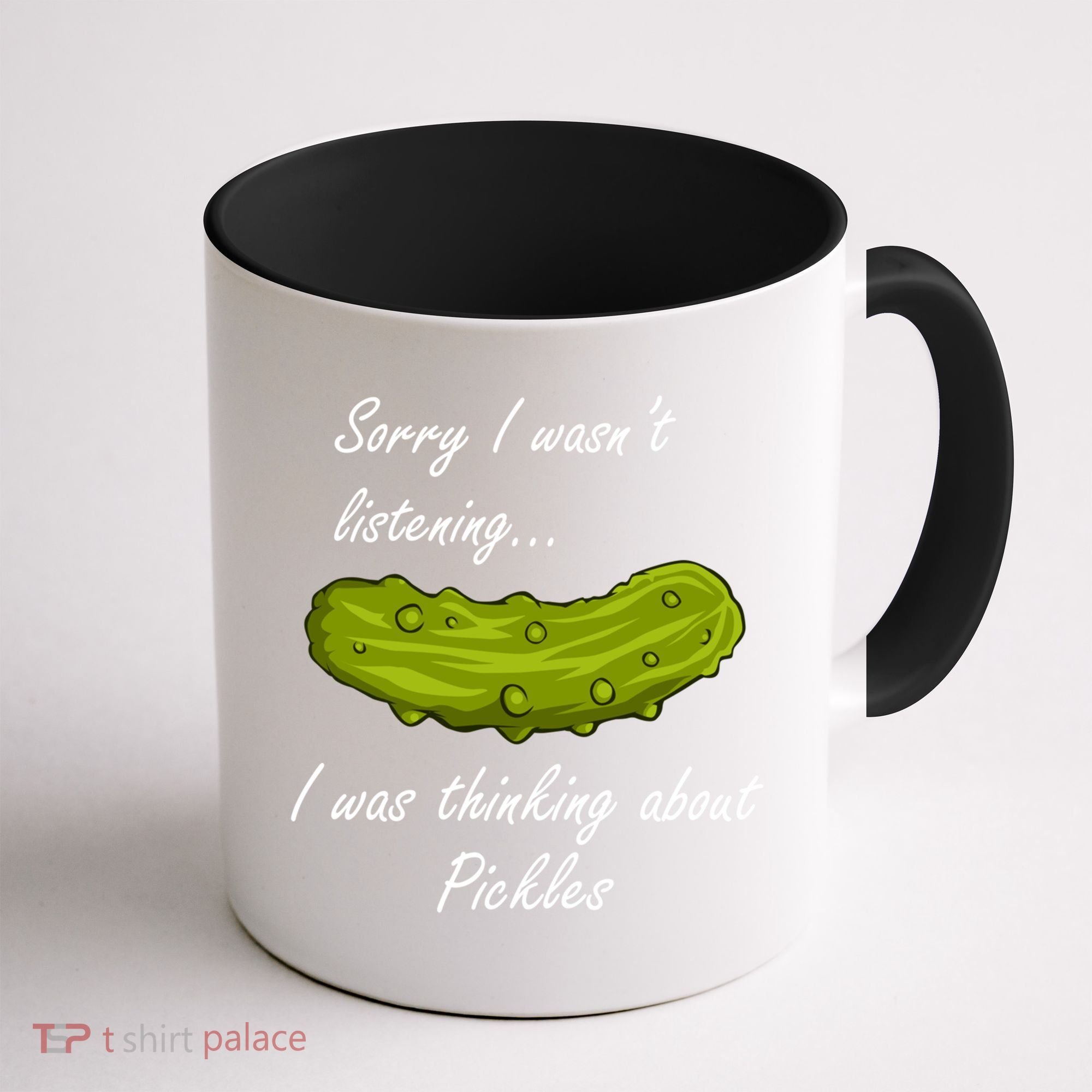 Thinking About Pickles Funny Saying Ferted Cucumber Gift Coffee Mug
