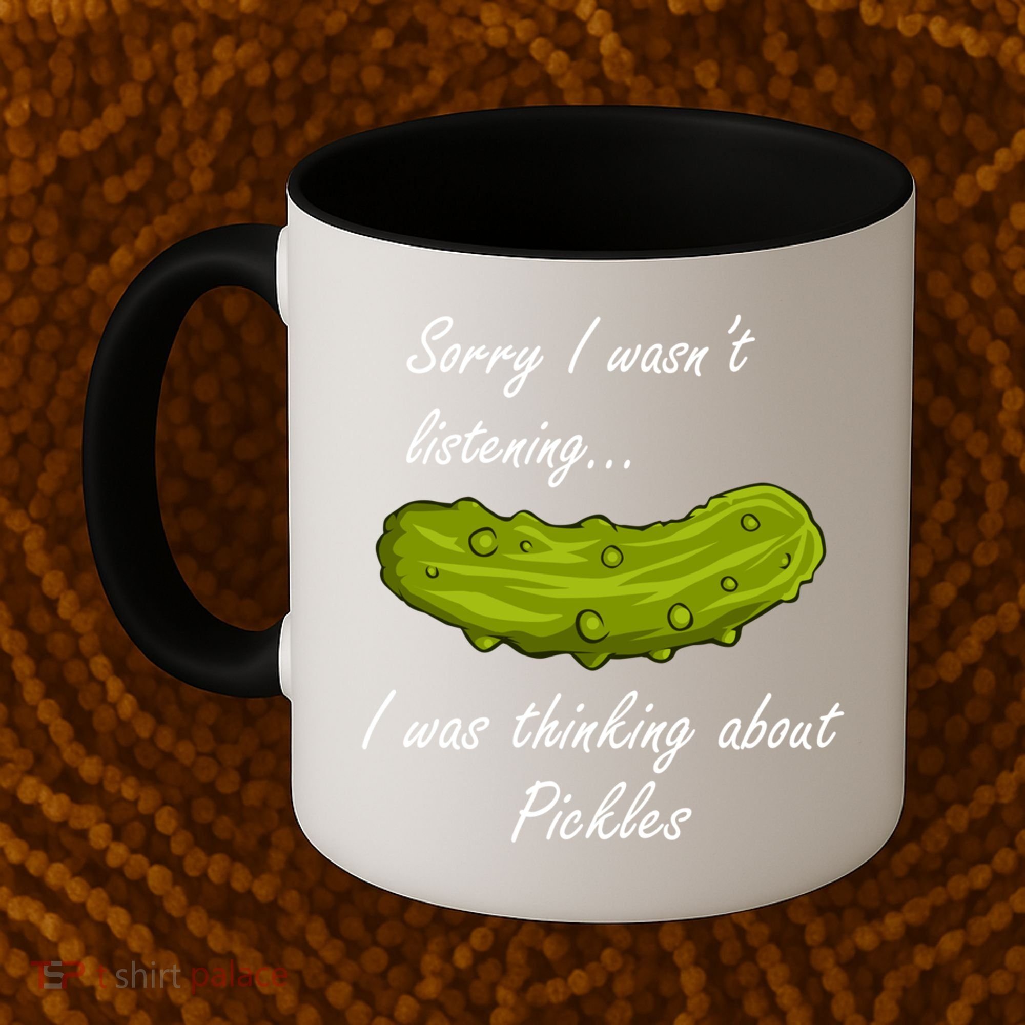 Thinking About Pickles Funny Saying Ferted Cucumber Gift Coffee Mug