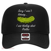 Thinking About Pickles Funny Saying Ferted Cucumber Gift Hat thumb 0
