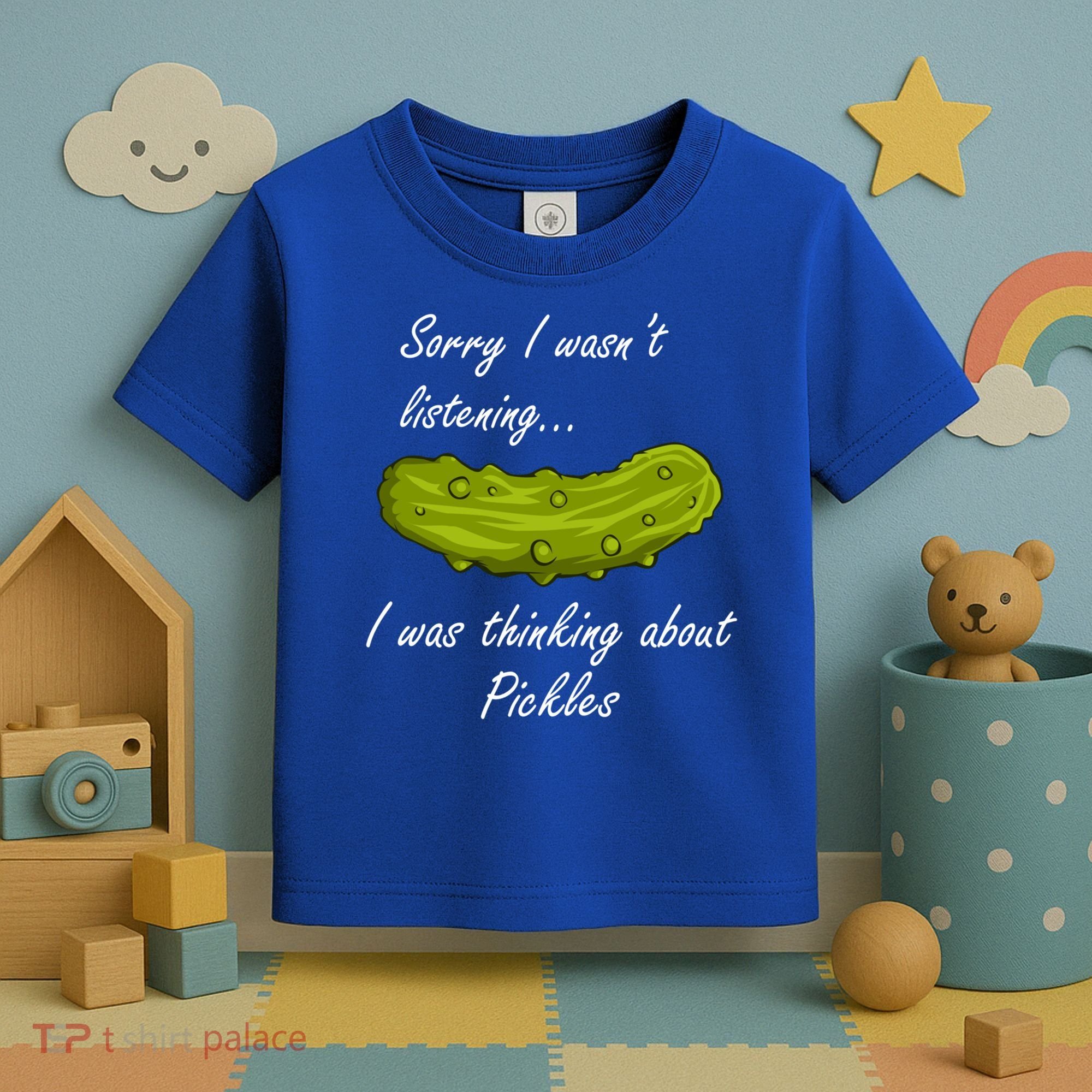 Thinking About Pickles Funny Saying Ferted Cucumber Gift Toddler T-Shirt