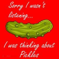 Thinking About Pickles Funny Saying Ferted Cucumber Gift Santa Hat thumb 1