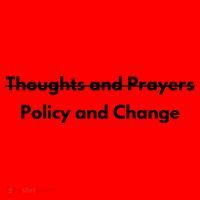 Thoughts And Prayers, Policy And Change Santa Hat thumb 1
