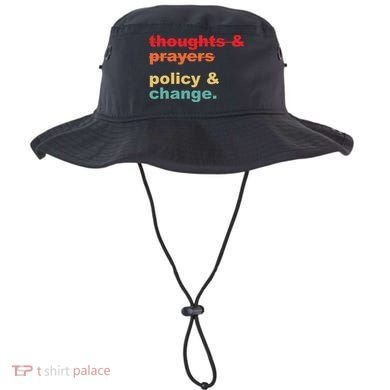 Thoughts And Prayers Policy And Change Human Rights Equality Bucket Hat