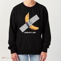 Taped Banana Funny Women's Sweatshirt thumb 0