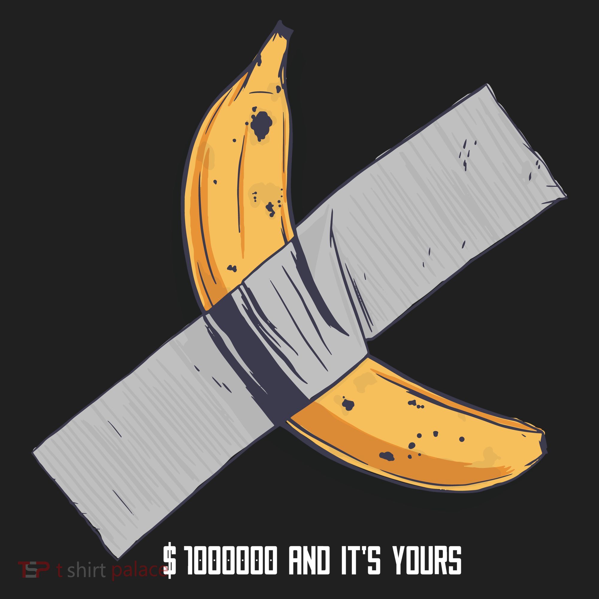 Taped Banana Funny Women's Sweatshirt