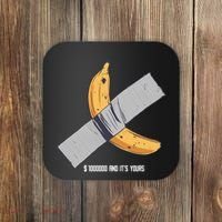 Taped Banana Funny Coaster thumb 0