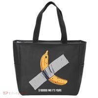 Taped Banana Funny Tote Bag thumb 0