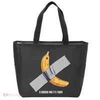Taped Banana Funny Tote Bag thumb 0