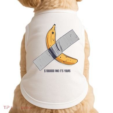 Taped Banana Funny Doggie Tank