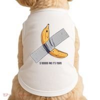 Taped Banana Funny Doggie Tank thumb 0