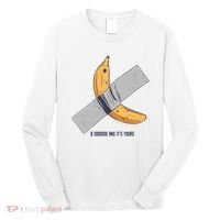 Taped Banana Funny Long Sleeve Shirt thumb 0