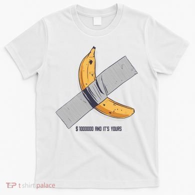 Taped Banana Funny T-Shirt