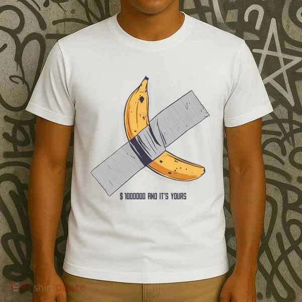 Taped Banana Funny T-Shirt