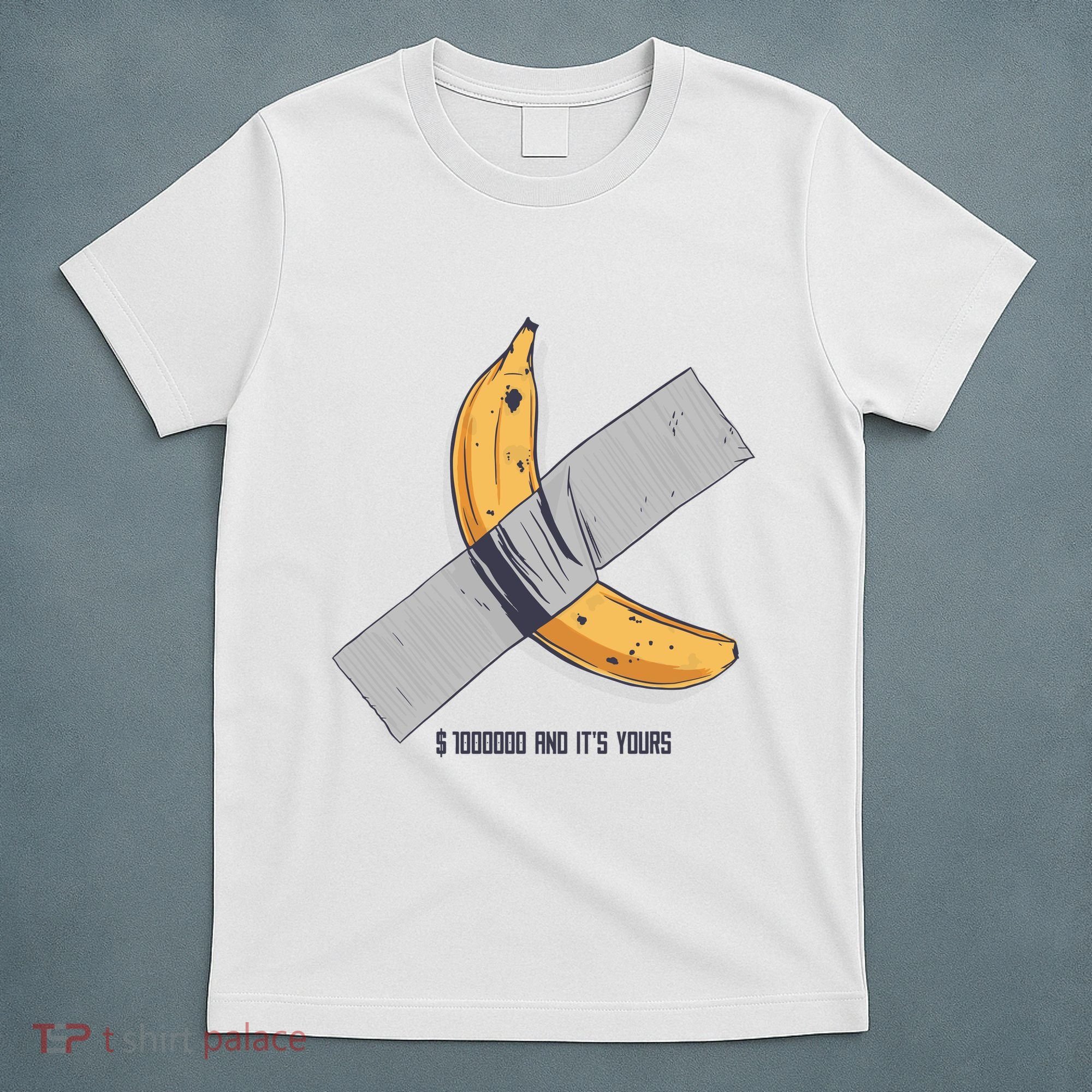 Taped Banana Funny T-Shirt