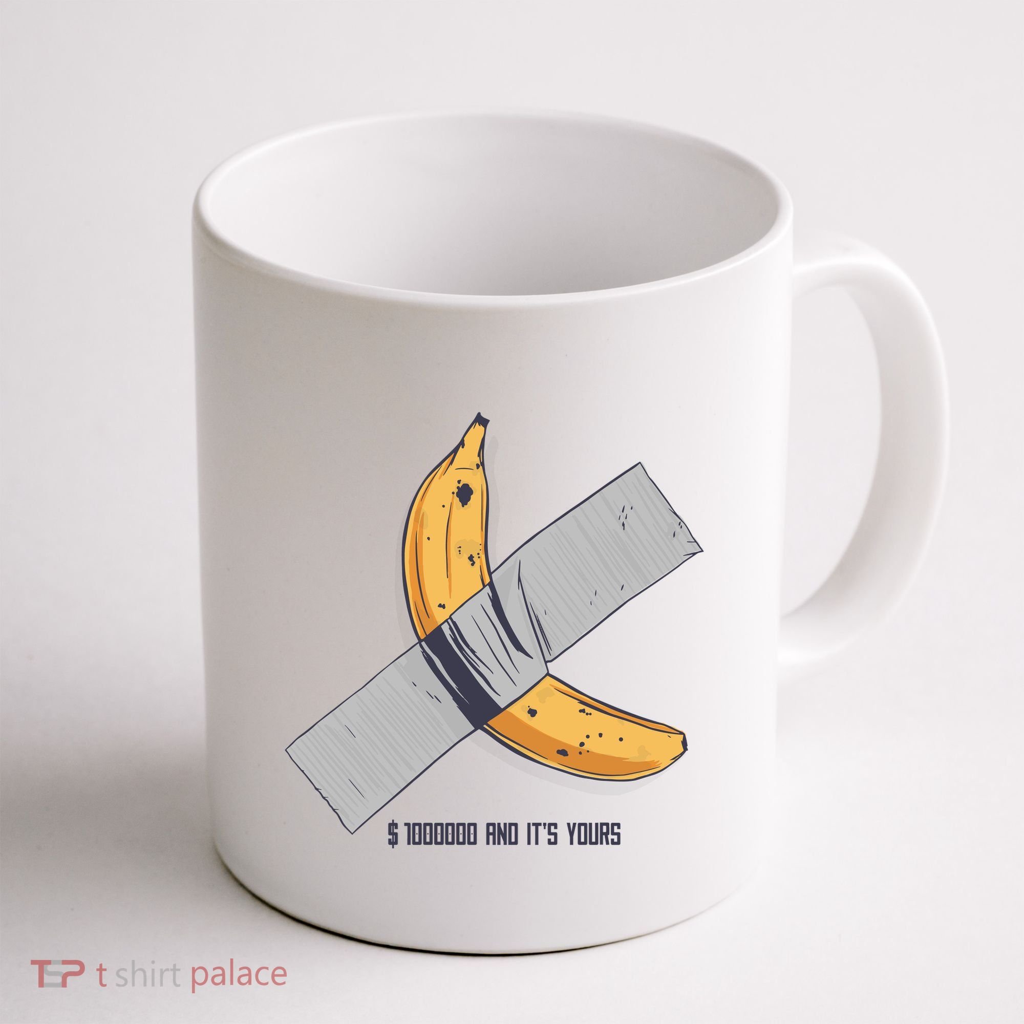 Taped Banana Funny Coffee Mug