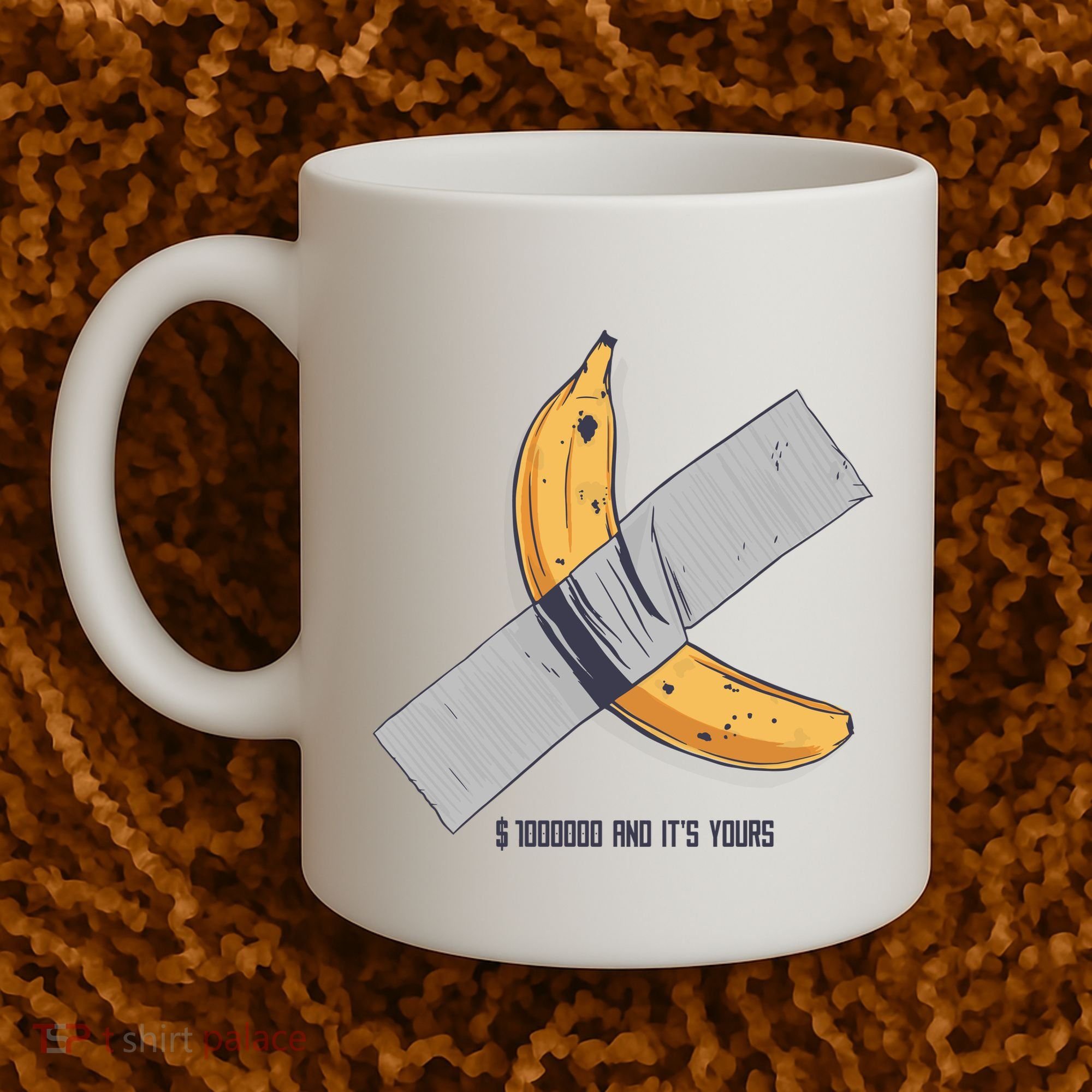 Taped Banana Funny Coffee Mug
