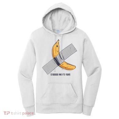 Taped Banana Funny Women's Hoodie