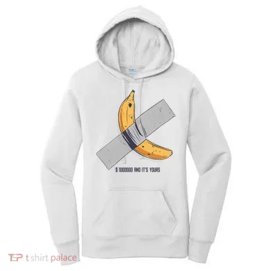 Taped Banana Funny Women's Hoodie
