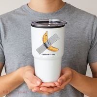 Taped Banana Funny Tumbler thumb 2