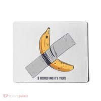 Taped Banana Funny Mousepad thumb 0