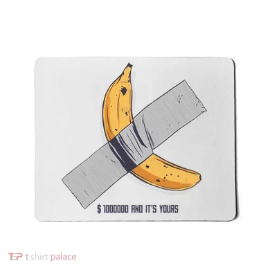 Taped Banana Funny Mousepad