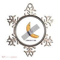 Taped Banana Funny Ornament thumb 0