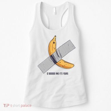 Taped Banana Funny Women's Tank Top