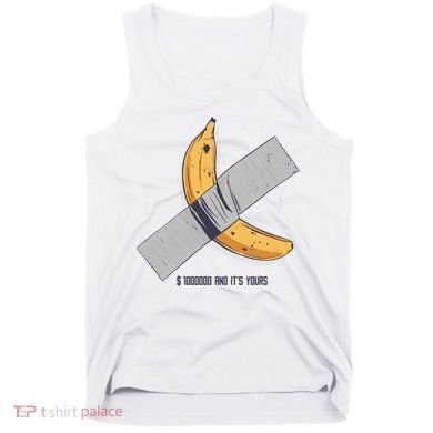 Taped Banana Funny Tank Top