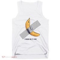 Taped Banana Funny Tank Top thumb 0
