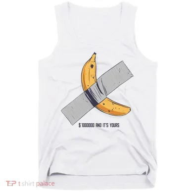 Taped Banana Funny Tank Top