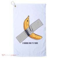 Taped Banana Funny Golf Towel thumb 0