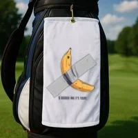Taped Banana Funny Golf Towel thumb 2